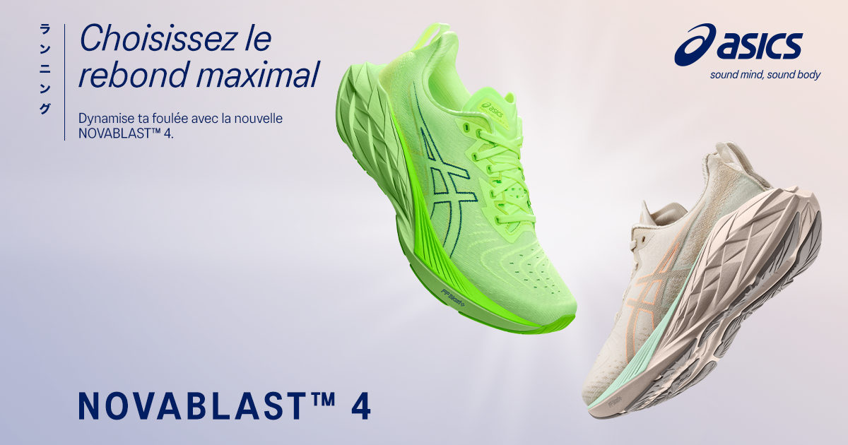 Optez pour un rebond maximal avec la NOVABLAST 4 d'ASICS